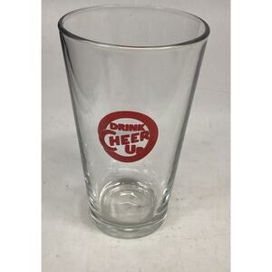 Vintage Drink Cheer Up Soda Fountain Drinking Glass